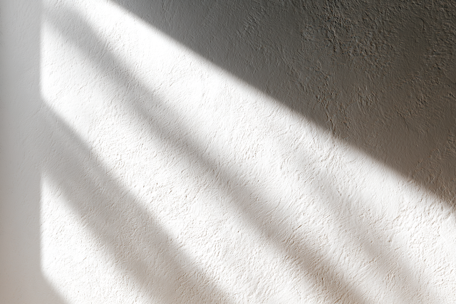 Elegant White Plaster Wall with Subtle Texture