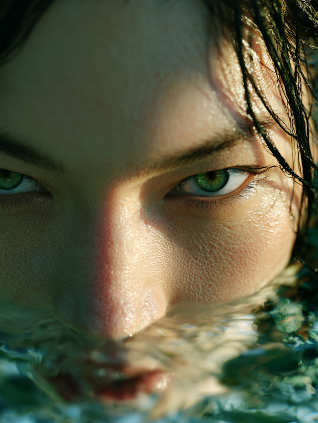 Emerging Elegance: A Portrait of Raw Beauty