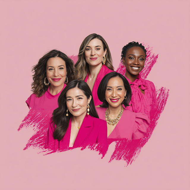Empowered Women Celebrating International Women's Day