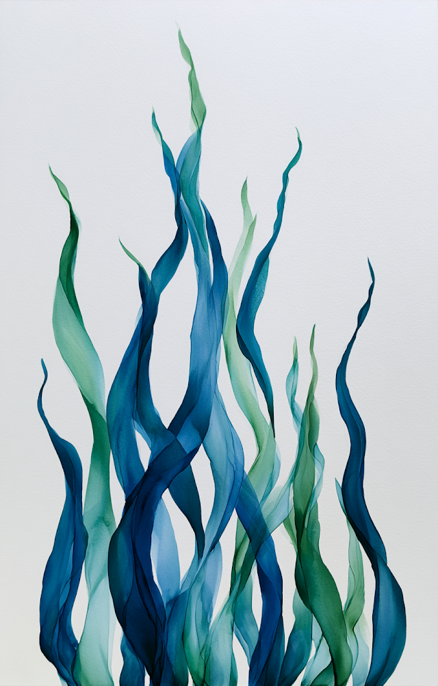 Ethereal Watercolor Ribbons