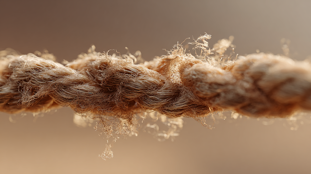 Frayed Rope at Breaking Point