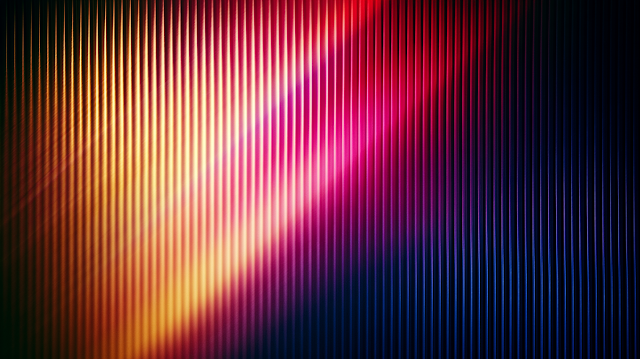 Futuristic Abstract Light Wave Visualization