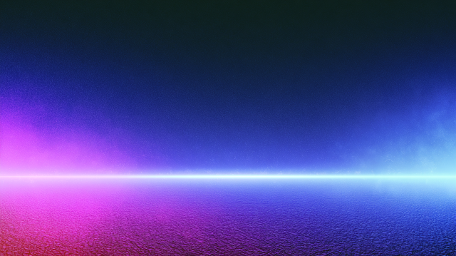 Futuristic Neon Light Horizon