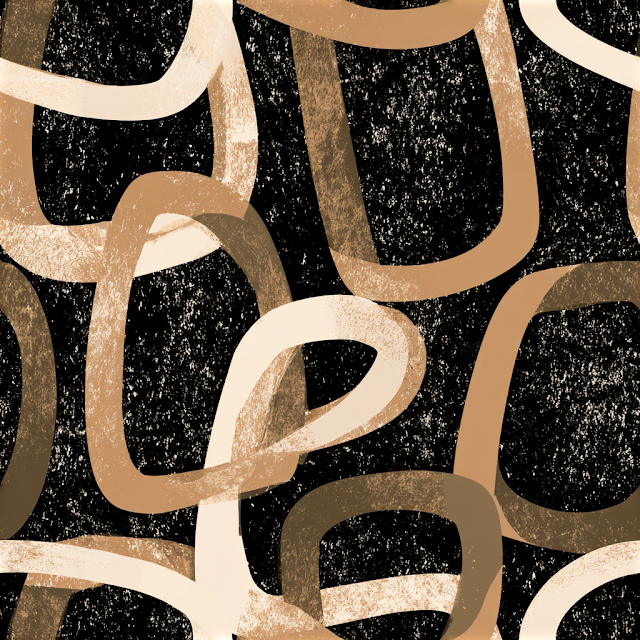 Geometric Abstract Textile Pattern