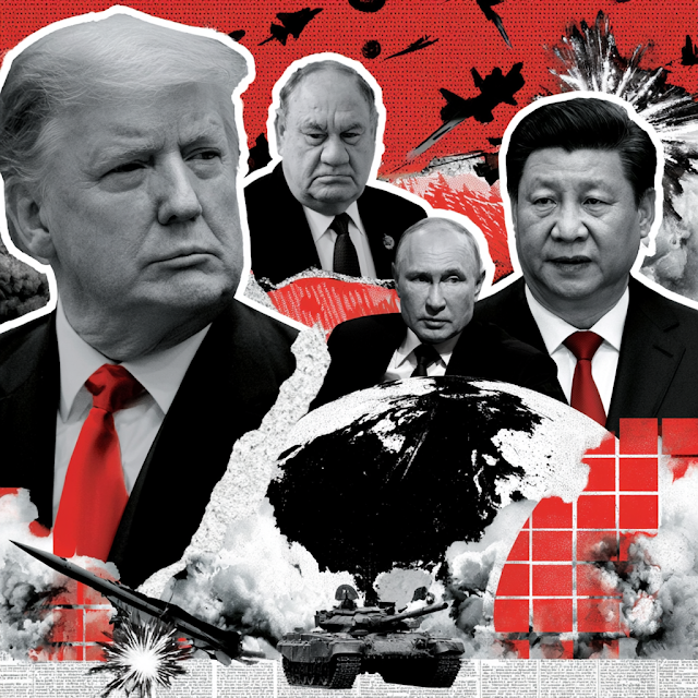 Geopolitical Tensions: A Powerful Collage of World Leaders