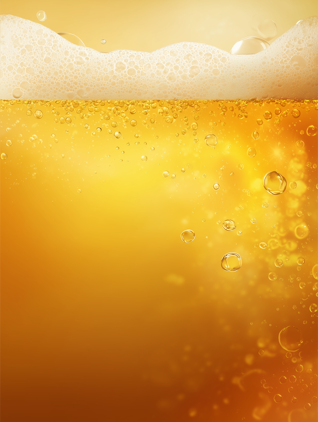 Golden Beer Background for Advertising