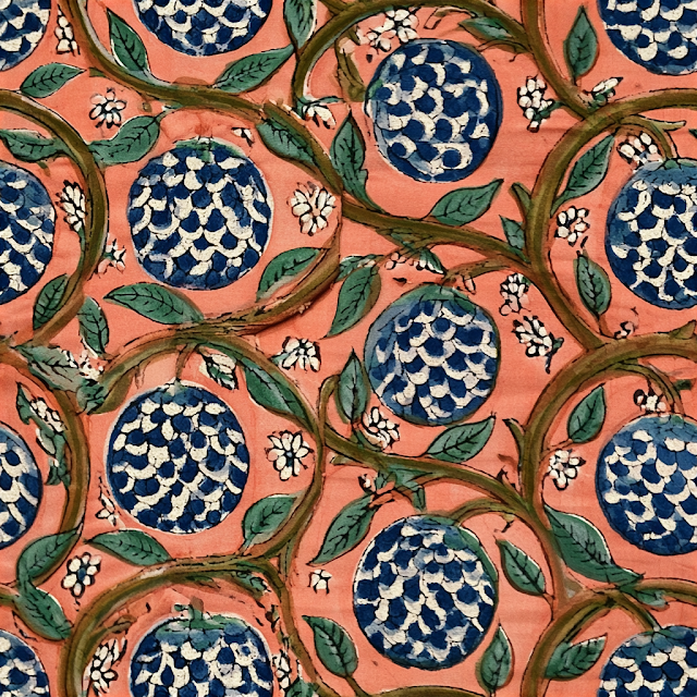 Hand-Painted Botanical Folk Art Pattern