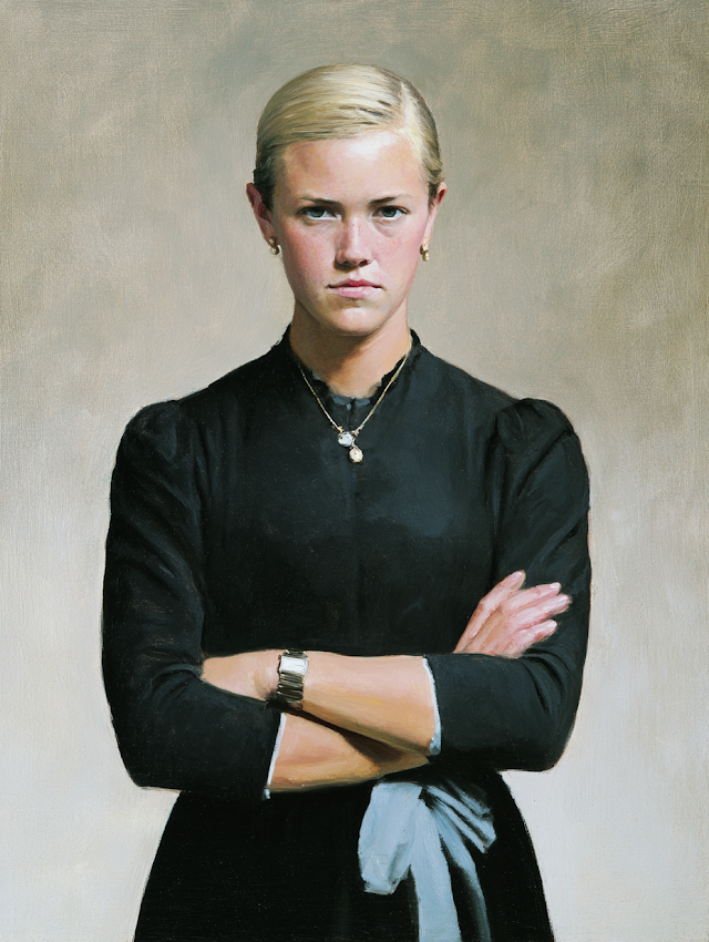 Intense Portrait of a Woman