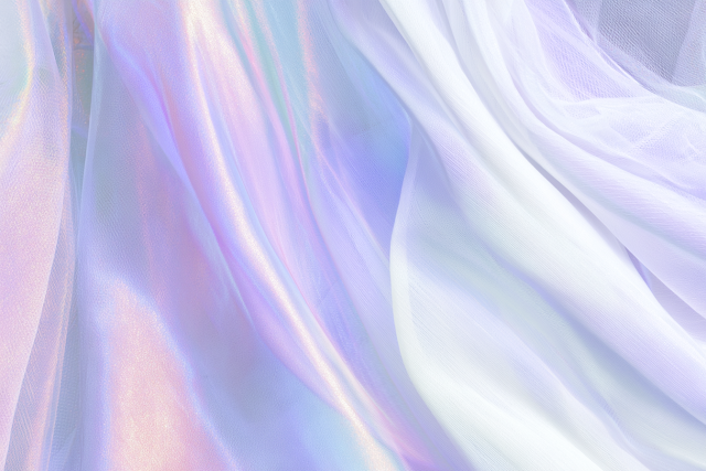 Iridescent Tulle Texture in Pastel Tones