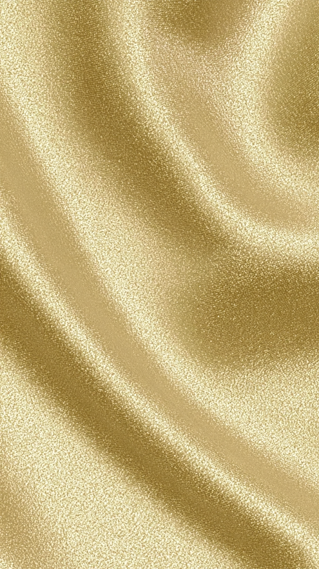 Luxurious Golden Satin Fabric Close-Up