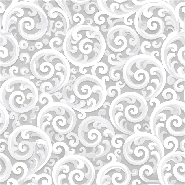 Luxurious Light Grey Spiral Ornament Texture