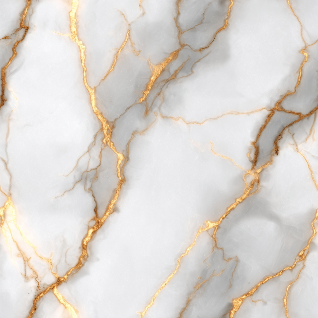 Luxurious White Marble with Elegant Gold Veins
