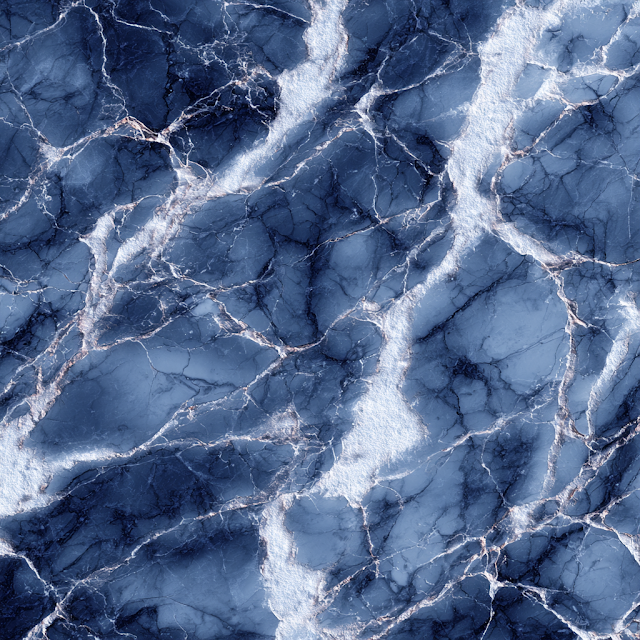 Luxury Navy Blue and White Marble Texture