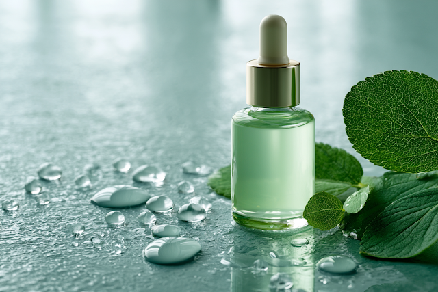 Luxury Skincare Serum with Nature Elements