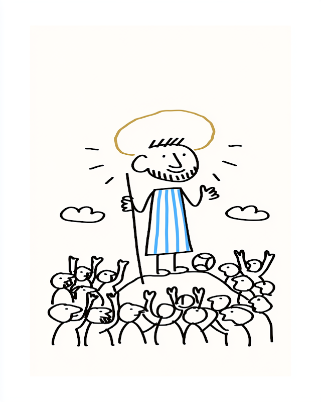 Messi as a Messianic Figure: A Humble Icon