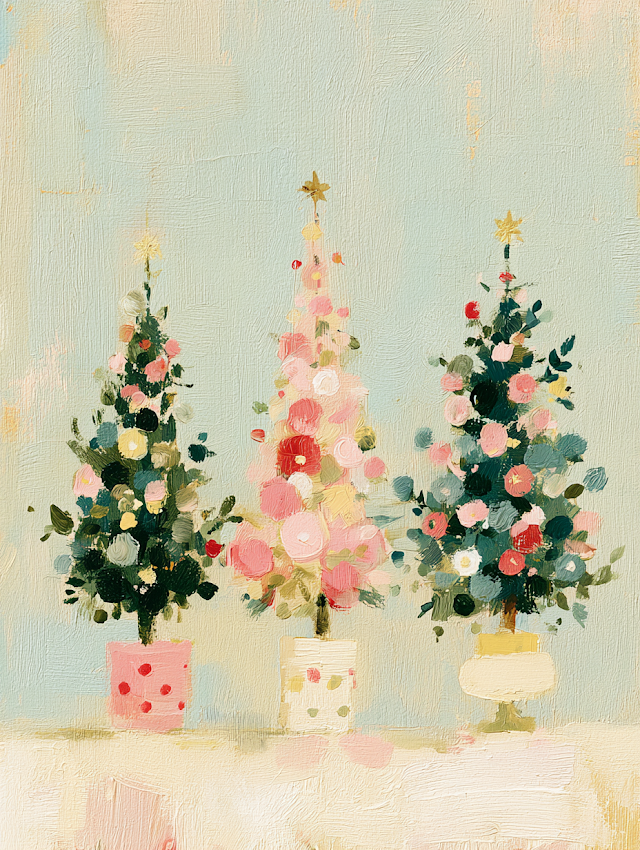 Mid-Century Atomic Christmas Trees