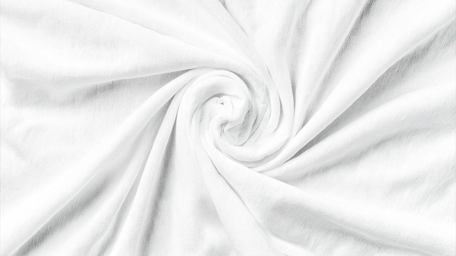 Minimal Abstract Close-Up of White Fabric