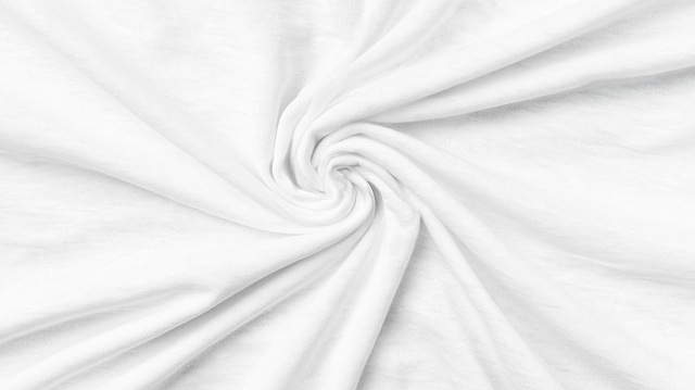 Minimal Abstract White Fabric Twist