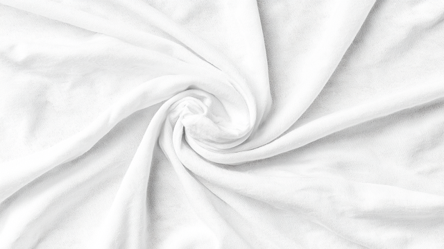 Minimal Abstract White Fabric Vortex