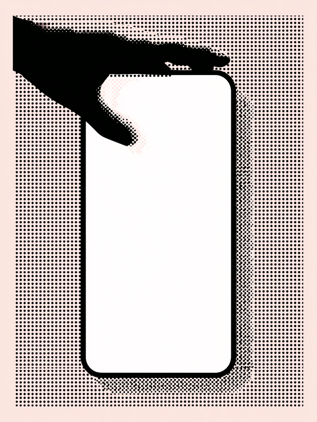 Minimalist Smartphone Illustration