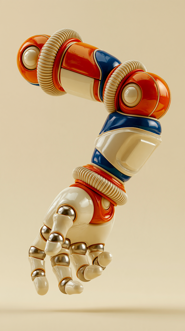 Minimalist Toy Robot Arm