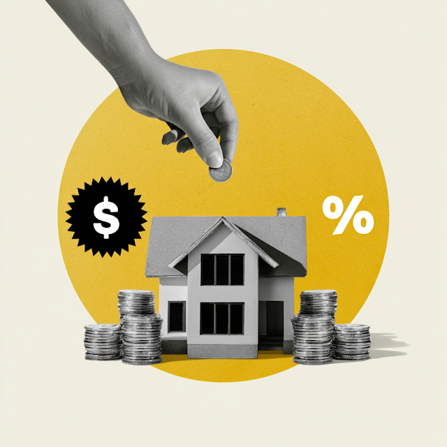 Modern Financial Real Estate Concept