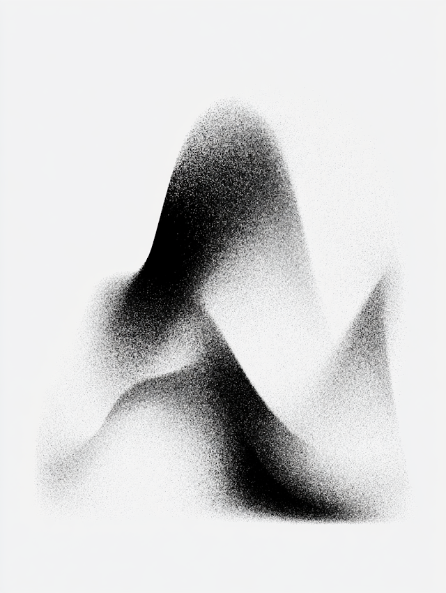 Monochromatic Abstract Waveform