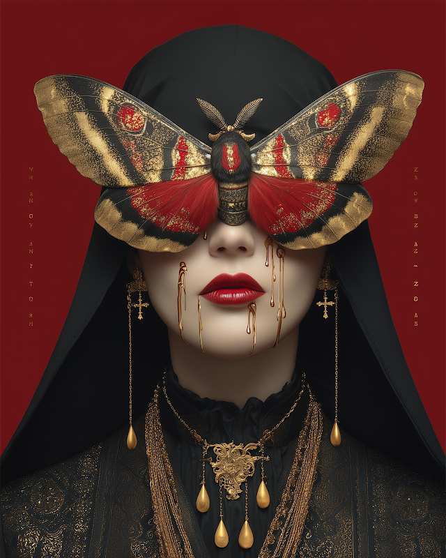 Mysterious Figura: A Frida Kahlo Inspired Artistry