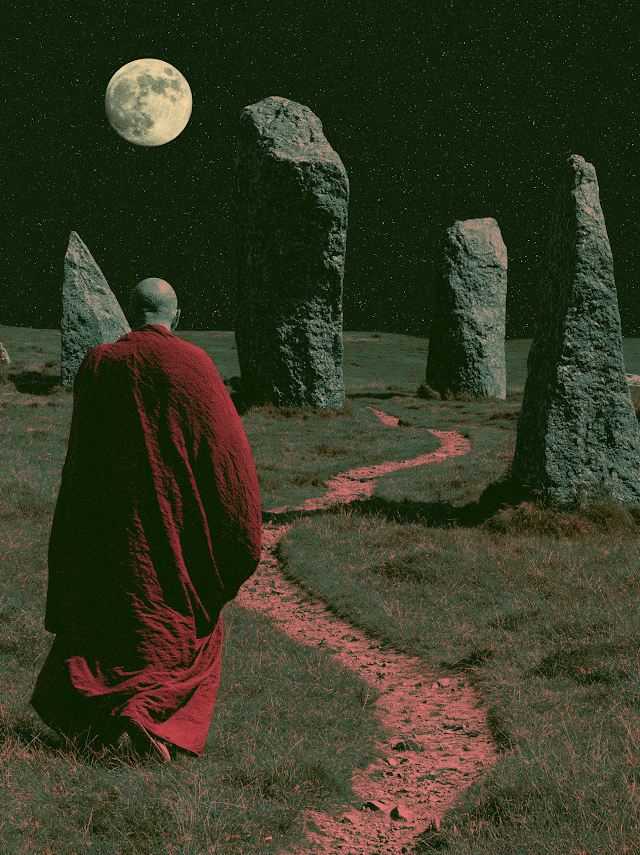 Mystical Journey Under a Full Moon