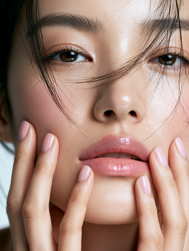 Natural Beauty Portrait of Young Korean Woman