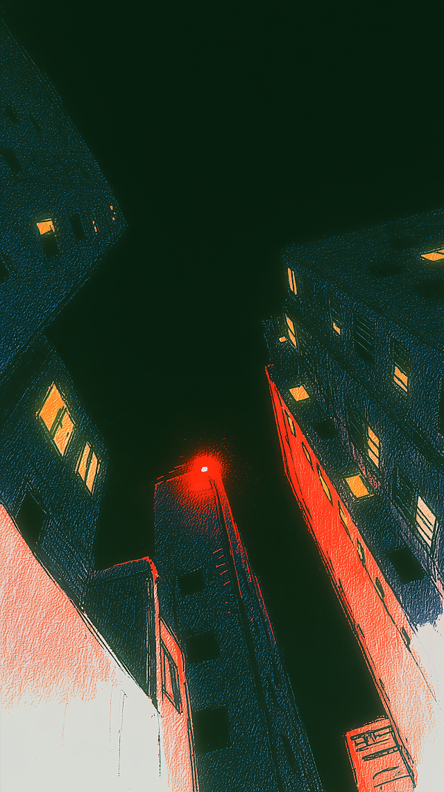 Neon Dystopia: Cyberpunk Cityscape