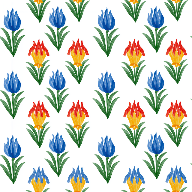 Nordic Floral Pattern