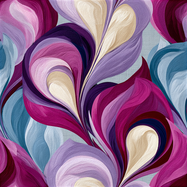Pastel Abstract Fluid Art Pattern