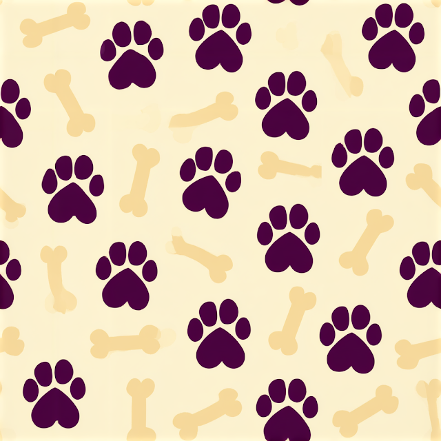 Playful Pet-Themed Seamless Pattern