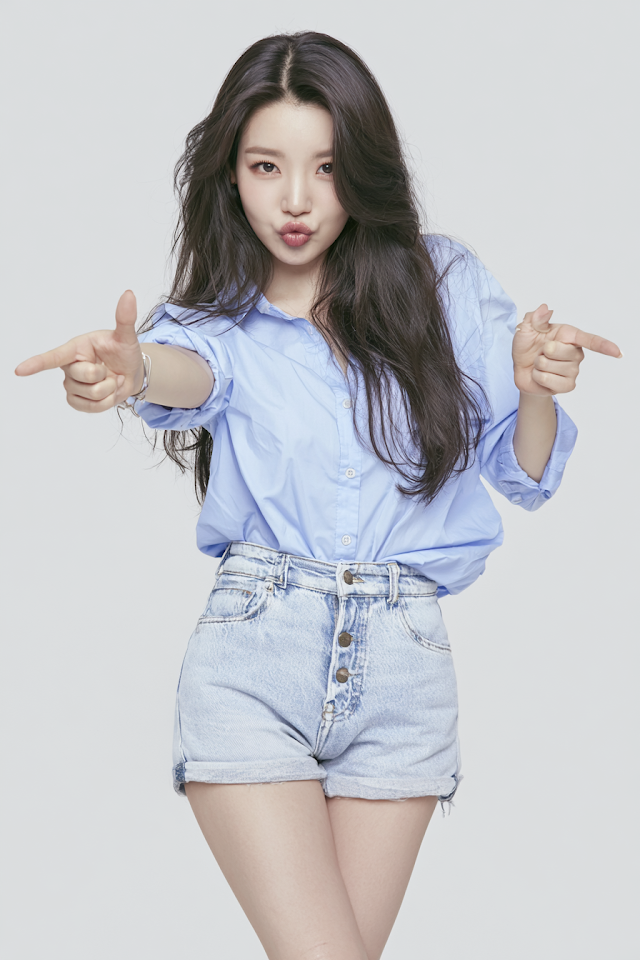 Playful Portrait of Young East Asian Woman in Casual Fashion