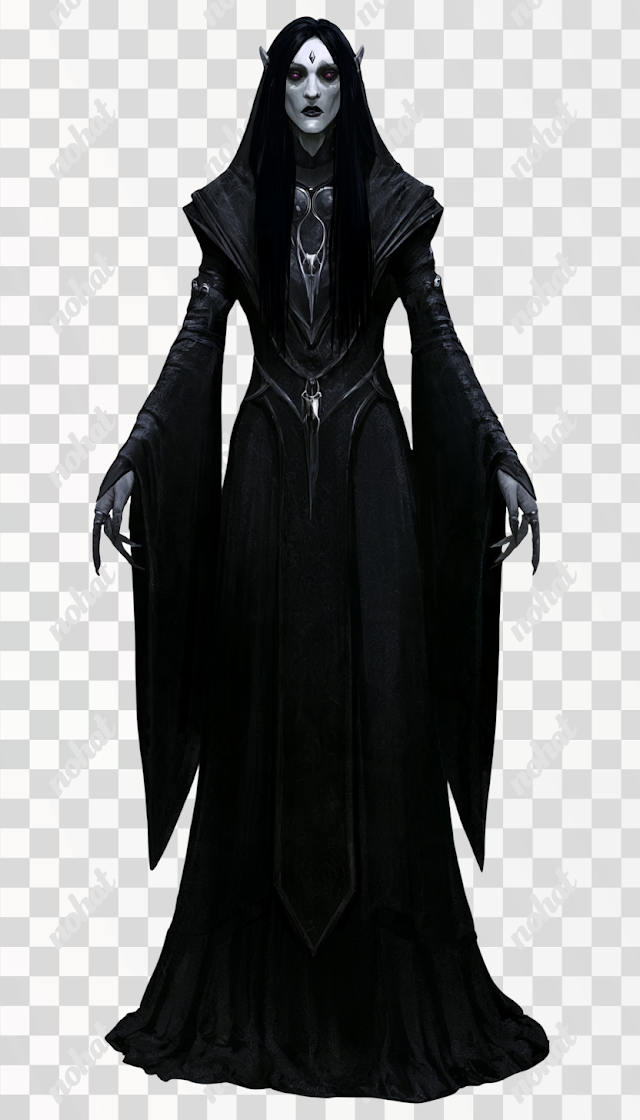 PNG Fantasy Dark Priestess