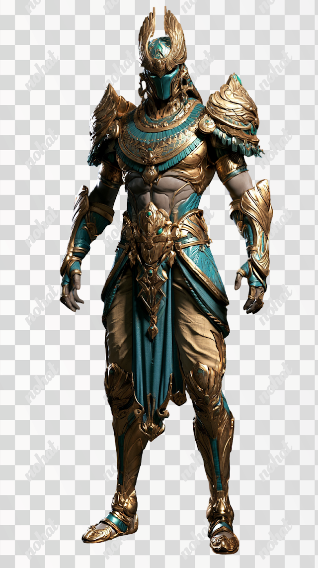 PNG Fantasy Male Sacred Temple Warrior
