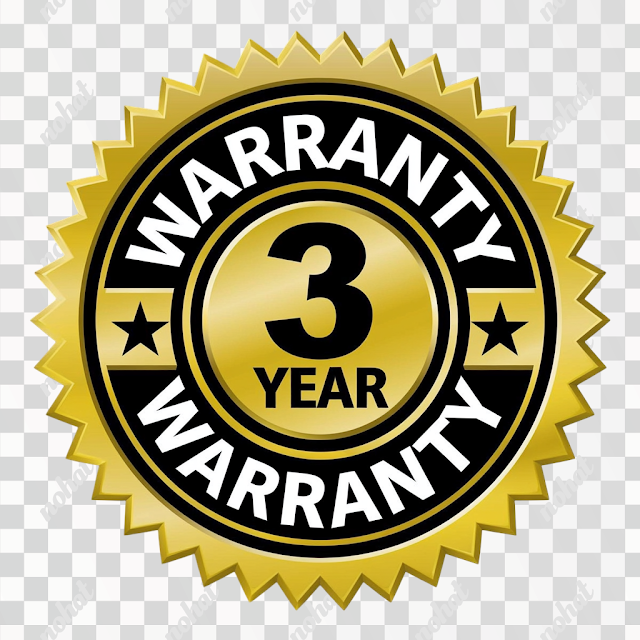 PNG Gold Warranty Seal Badge