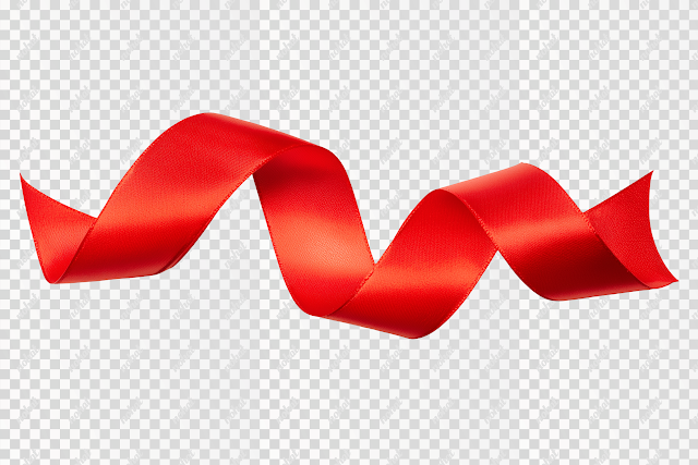 PNG Red Ribbon Banner