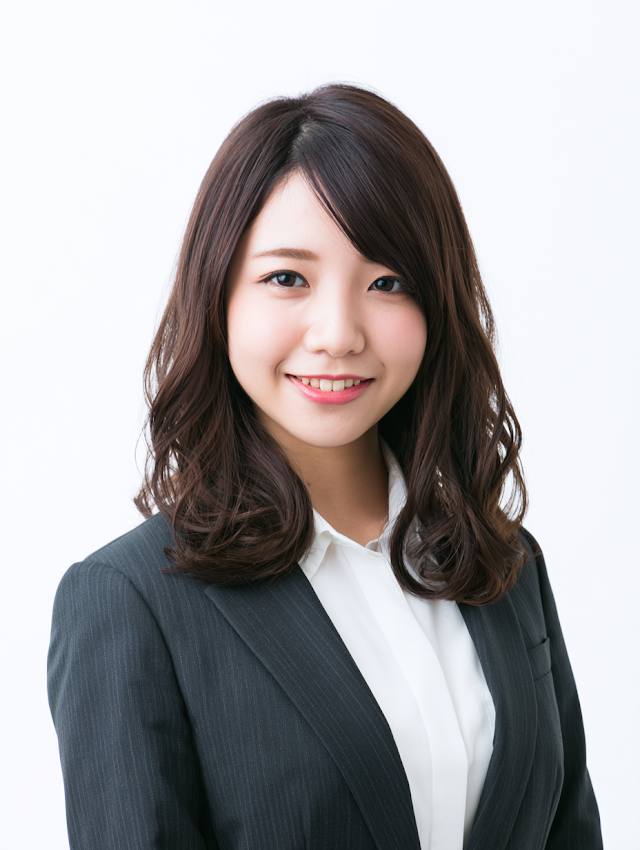 Professional Japanese Woman in Business Attire