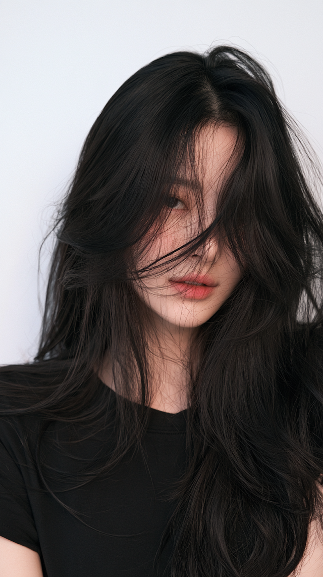 Profile Portrait of a Young Korean Woman