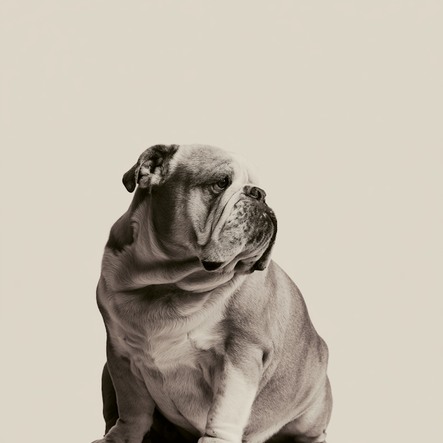 Refined English Bulldog Portrait