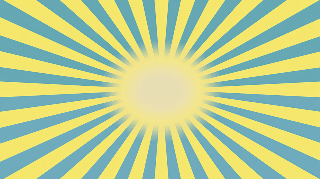 Retro Sunburst Background in Pastel Colors