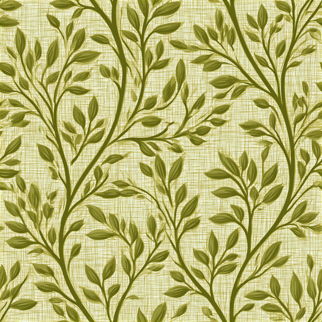 Seamless Botanical Wallpaper Pattern