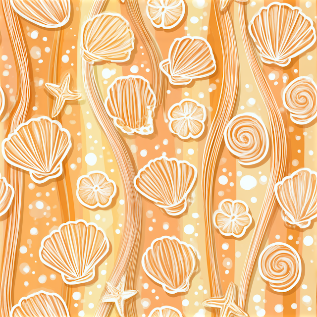 Seamless Hand-Drawn Beach Pattern