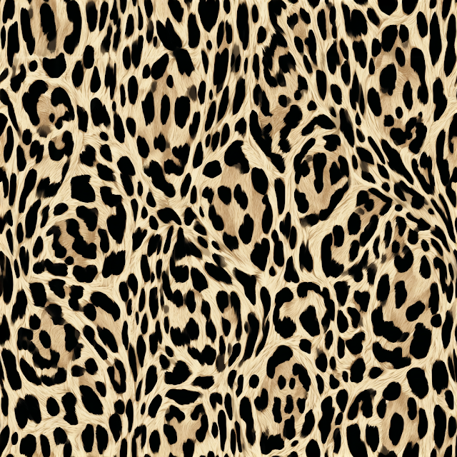 Seamless Leopard Print Textile Pattern