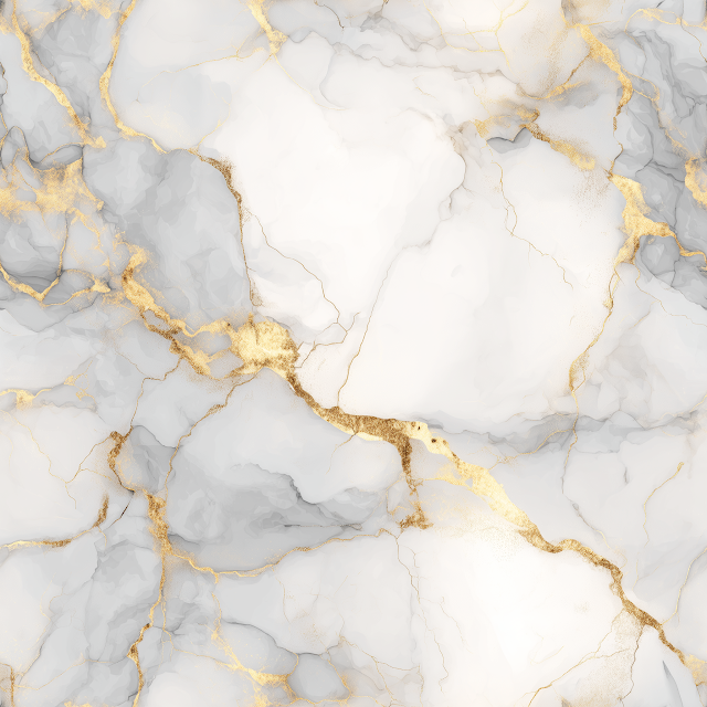 Seamless Marble Texture with Gold Accents