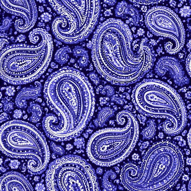 Seamless Paisley Textile Pattern