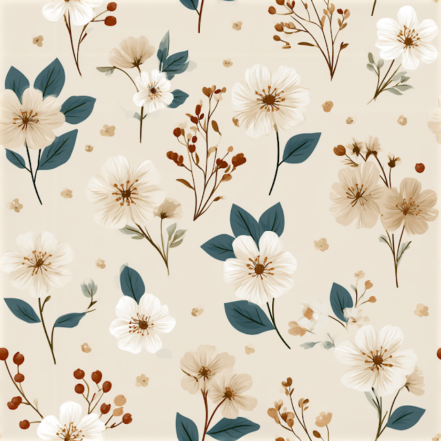 Seamless Vintage Floral Pattern