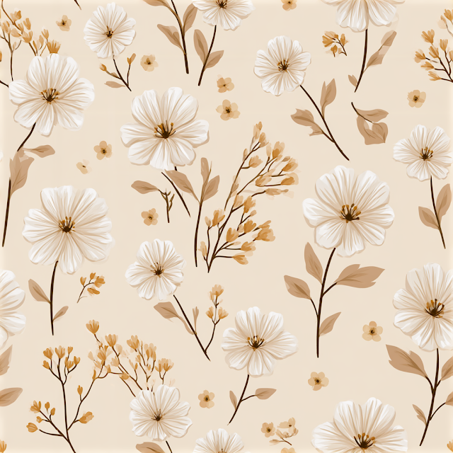 Seamless Vintage Floral Pattern